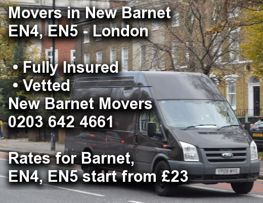 Movers in New Barnet EN4, EN5, Barnet